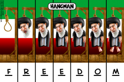 HANGMAN IRAN by Bart van Leeuwen