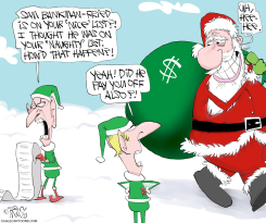 BANKMAN-FRIED BUYS SANTA by Gary McCoy