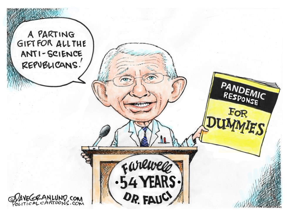 Dr Fauci retires