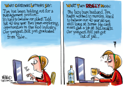 FAMILY CHRISTMAS LETTER by Dave Whamond