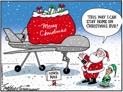 SANTA'S DRONE by Bob Englehart