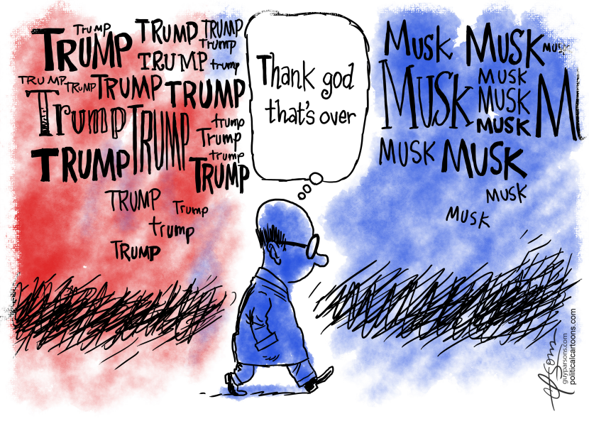 Trump and Musk 2023