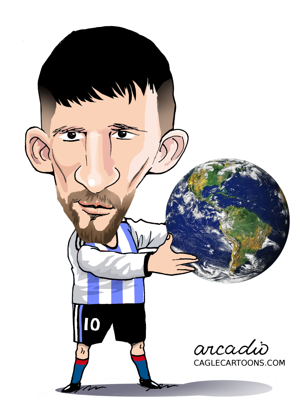 MESSI, OWNER OF THE WORLD.