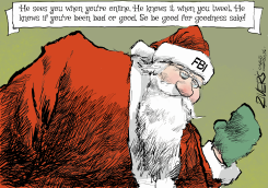 FBI SANTA by Rivers