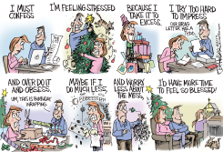HOLIDAY STRESS by Joe Heller