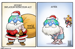 WHERE HAS WORLD WEALTH GONE  by Luojie
