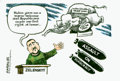 ZELENSKYY VISITS USA by Jimmy Margulies