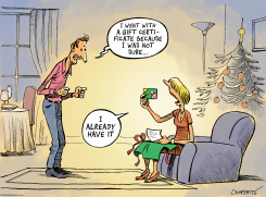 HERE COMES CHRISTMAS by Patrick Chappatte