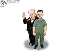 ZELENSKYY CHURCHILL  by Pat Bagley