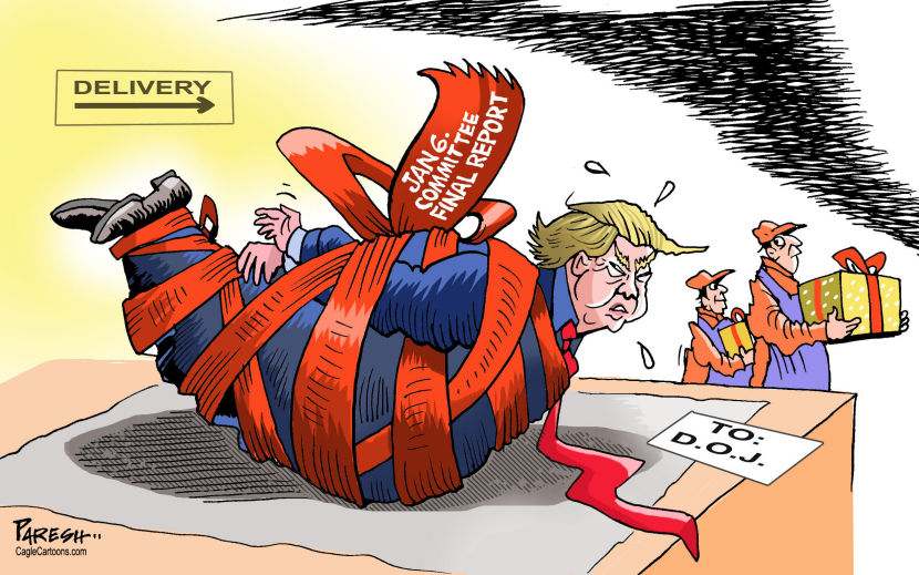 Trump report delivery