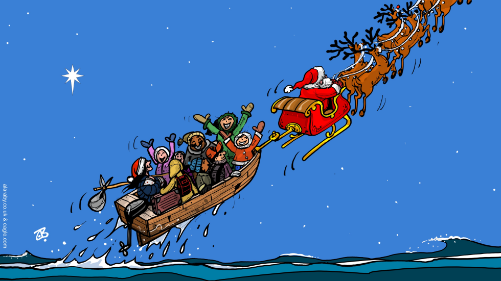 Refugees Welcome .. Merry Christmas