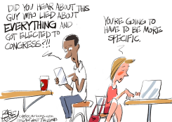 GEORGE SANTOS by Pat Bagley