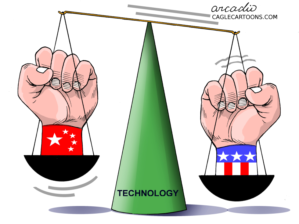 Technological fight.