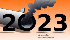 NEW YEAR AT WAR by Arcadio Esquivel