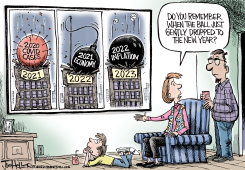 NEW YEARS BALL DROP by Joe Heller