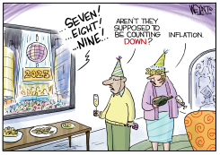 NEW YEAR'S INFLATION by Christopher Weyant
