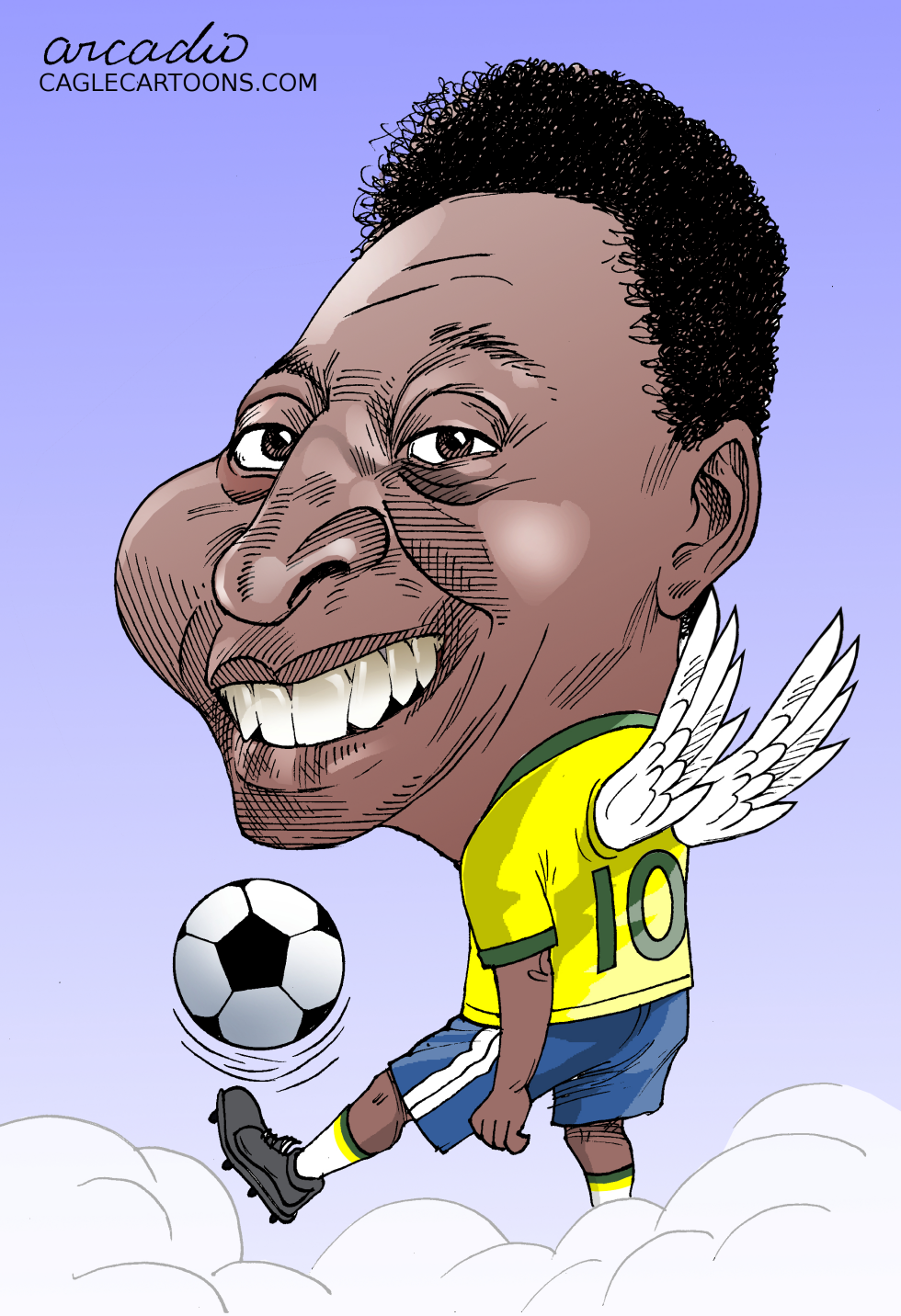O rei Pelé.