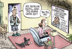 GEORGE SANTOS by Joe Heller