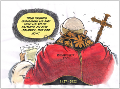 POPE BENEDICT XVI - 1927 - 2022 by Tayo Fatunla