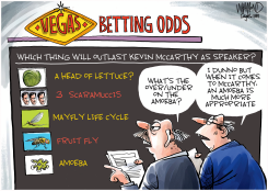 VEGAS ODDS FOR KEVIN MCCARTHY by Dave Whamond