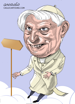 POPE BENEDICT XVI by Arcadio Esquivel