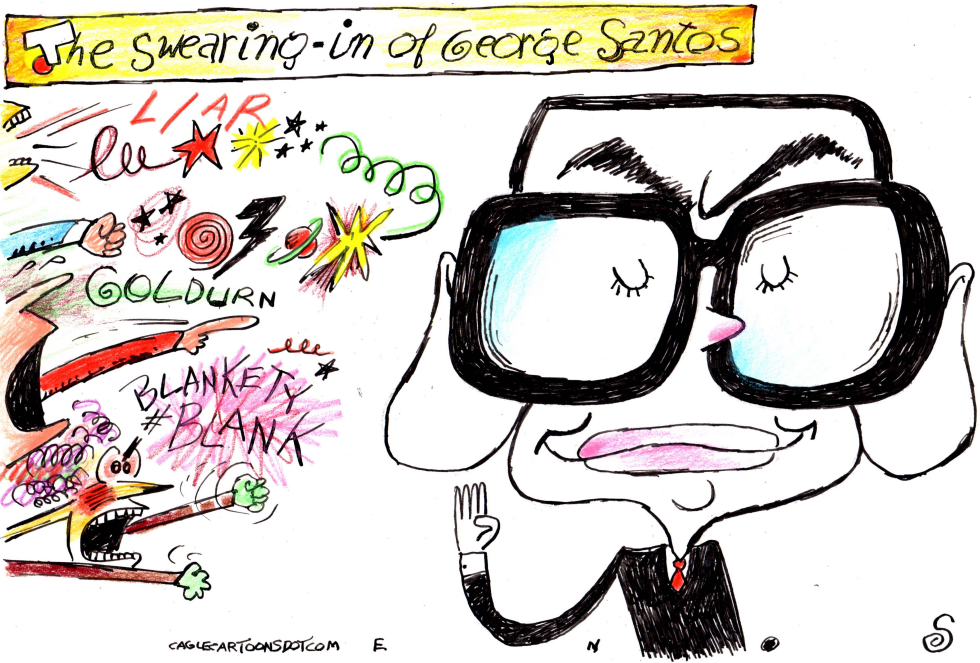 THE SWEARING-IN OF GEORGE SANTOS