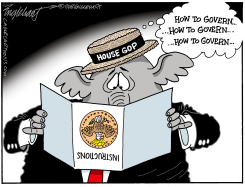 REPUBLICAN HOUSE by Bob Englehart