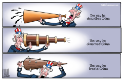 CHINA IN THE EYES OF THE US by Luojie