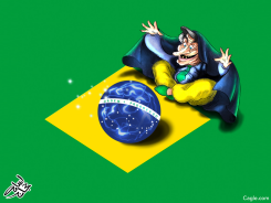 JAIR BOLSONARO  by Osama Hajjaj