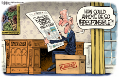 BIDEN CLASSIFIED DOCUMENTS by Rick McKee