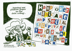 REPUBLICANS AND THE DEBT CEILING by Jimmy Margulies