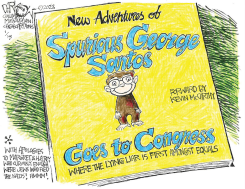 SPURIOUS GEORGE by John Darkow