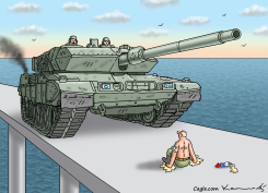ANTI TANK PROTEST by Marian Kamensky
