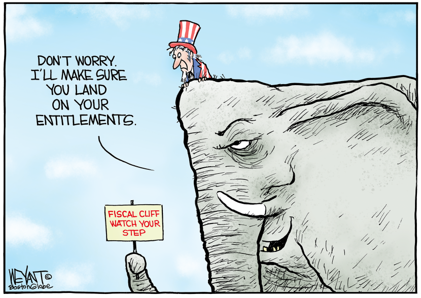 Fiscal Cliff's Hard Landing