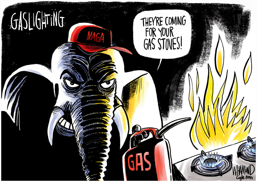 Gaslighting gas stoves