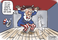 DEBT CEILING by Jeff Koterba