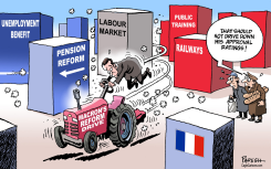 MACRON REFORM DRIVE by Paresh Nath