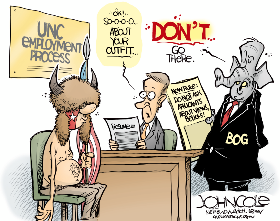 NORTH CAROLINA UNC hiring practices