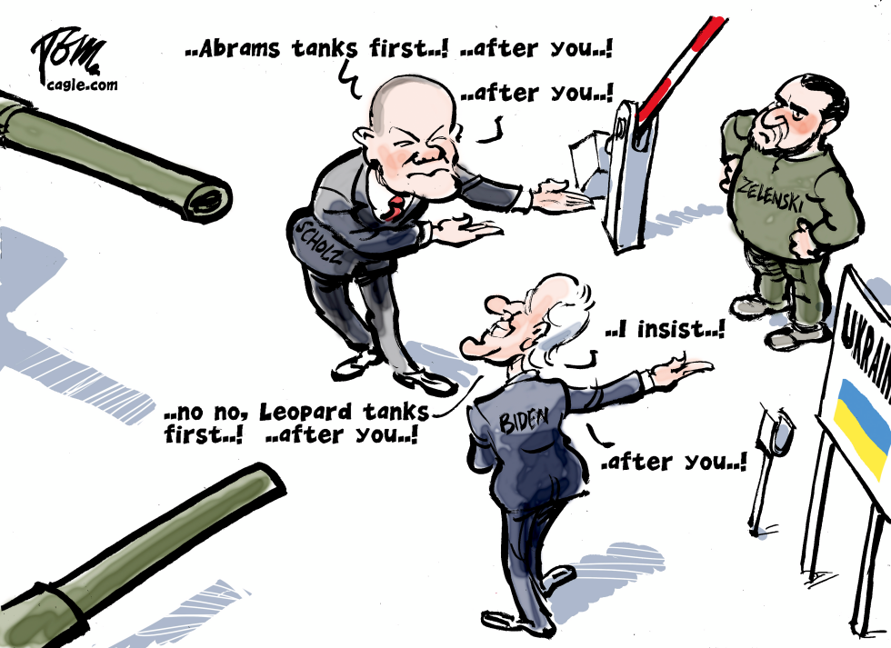 Germany and USA tanks