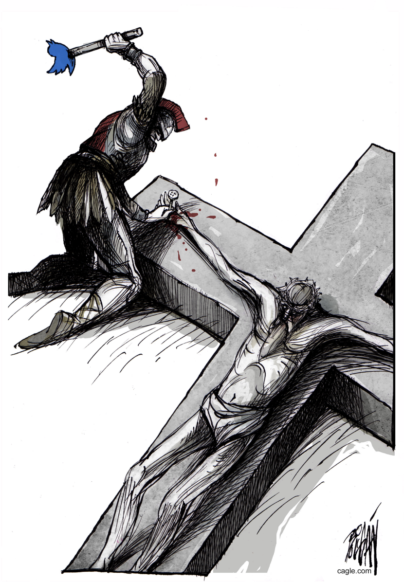 CRUCIFIXION IN NETS