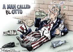 UNCLE SAM DEBT by Joe Heller