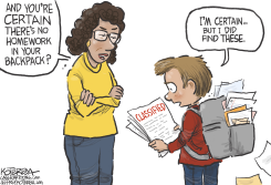 CLASSIFIED DOCUMENTS ARE EVERYWHERE by Jeff Koterba