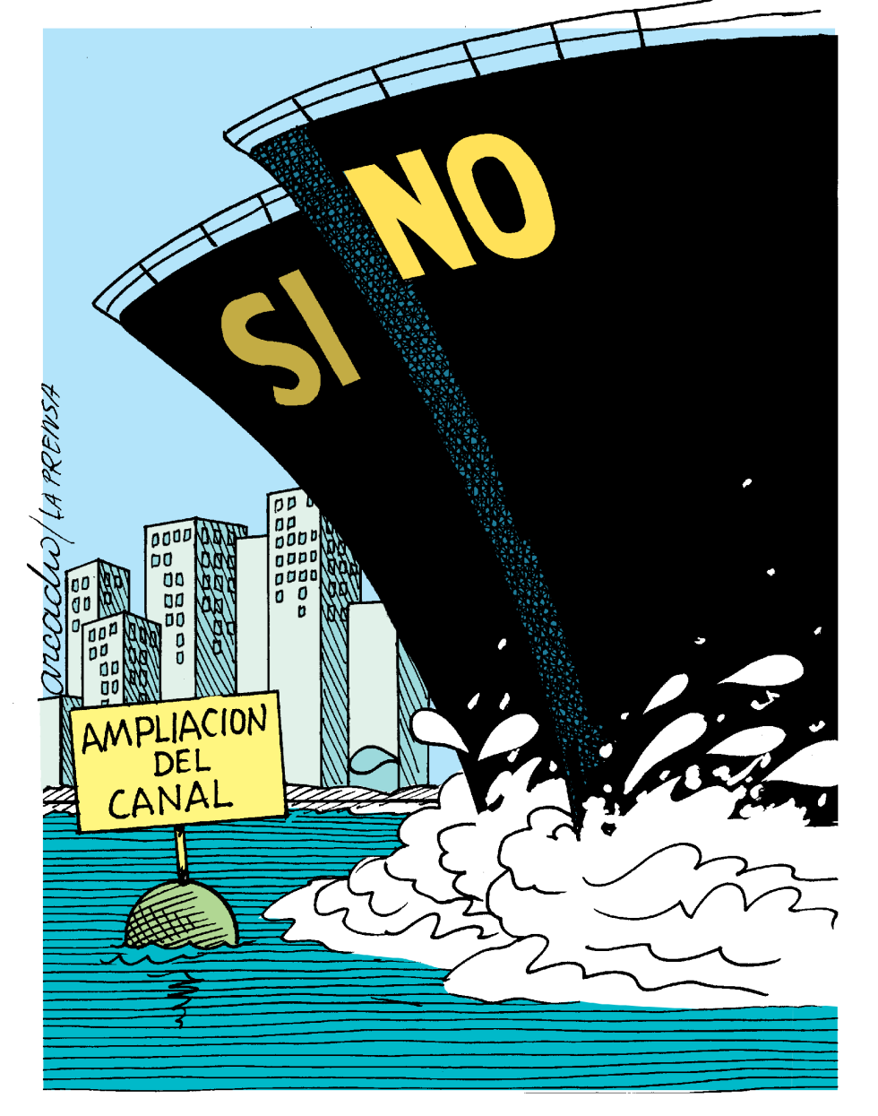 Cerrada lucha por ampliación del canal