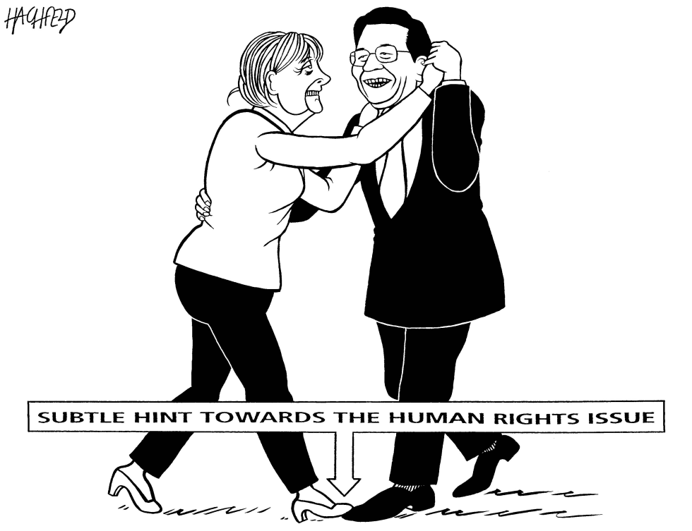 Mrs Merkel in China