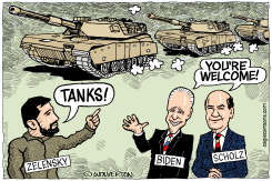 UKRAINE TANKS by Monte Wolverton