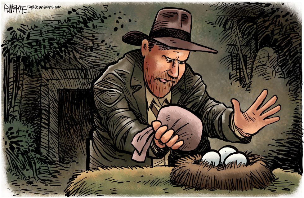 Indiana Jones swaps pricey eggs amid avian flu spike