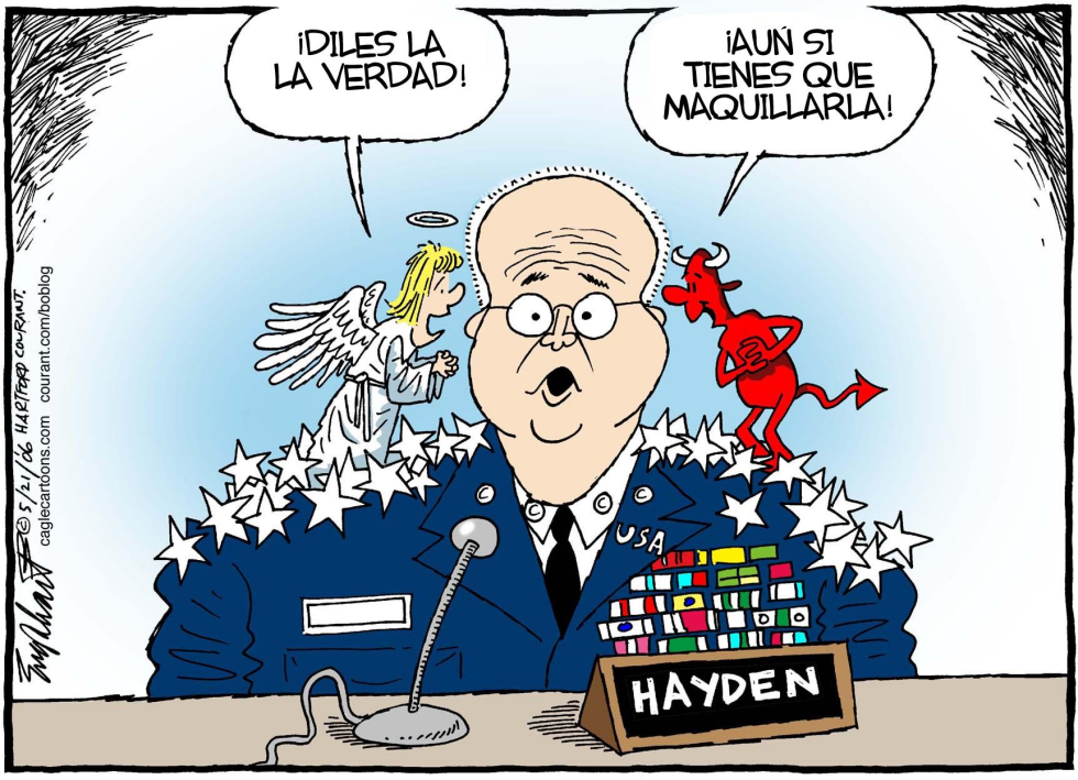  GENERAL HAYDEN  by Bob Englehart