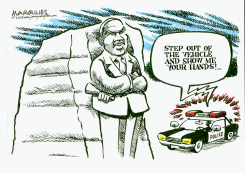 POLICE AND BLACK MOTORISTS by Jimmy Margulies
