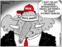 TOP SECRET DOCUMENTS by Bob Englehart