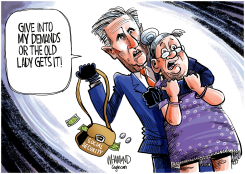 TAKING AMERICA HOSTAGE by Dave Whamond